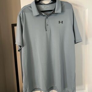 Under Armour Men's Light Gray Polo Shirt
